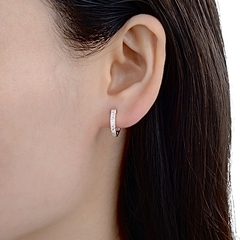 ARO1807 AROS HUGGIES PLATA 925 - comprar online