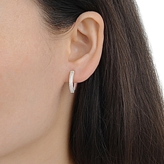 ARO1808 AROS HUGGIES PLATA 925 - comprar online