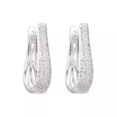 ARO2380 AROS HUGGIES PLATA 925 - Espíritu Joyas Oficial - Plata 925