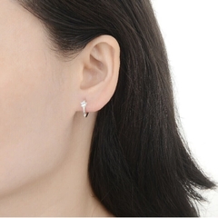 ARO2389 AROS HUGGIES PLATA 925 - Espíritu Joyas Oficial - Plata 925