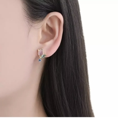 Imagen de ARO2391 AROS PASANTES PLATA 925