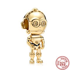 DJO513 DIJE CHARM C-3PO PLATA 925
