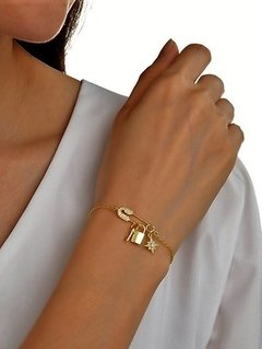 PUO0231 PULSERA DIJES PLATA 925 - Espíritu Joyas Oficial - Plata 925