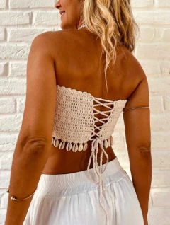 • TOP CROCHET ARENAS DORADAS - jannas