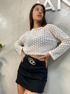 MINI JEANS NEGRA - jannas