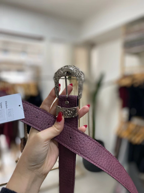 Cinto liso morado - comprar online