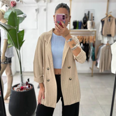 PANTALÓN FIBRANA botón + bolsillos - jannas