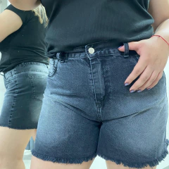 SHORT DENIM GASTADO MILI
