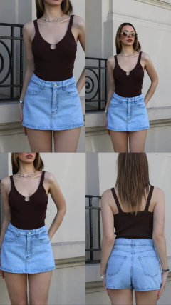 MIN DEMIN JEANS SKORT DAKOTA