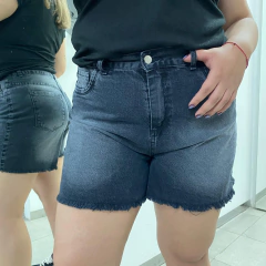 SHORT DENIM GASTADO MILI