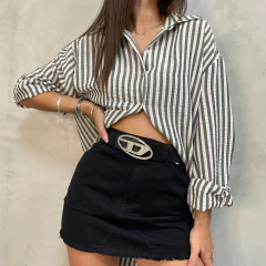 MINI JEANS NEGRA - tienda online