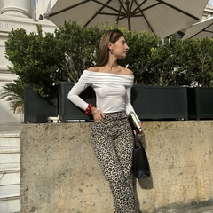 PANTALÓN WIDE LEG LEOPARD - jannas