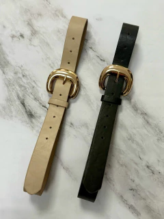 Cinto grueso hebilla grande