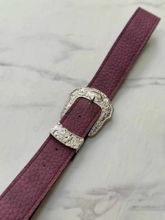 Cinto liso morado - jannas