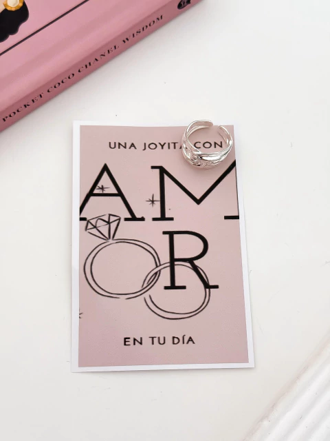 SET ANILLO REGULABLE + PACKAGING DIA DE LA MADRE ANB777 - comprar online