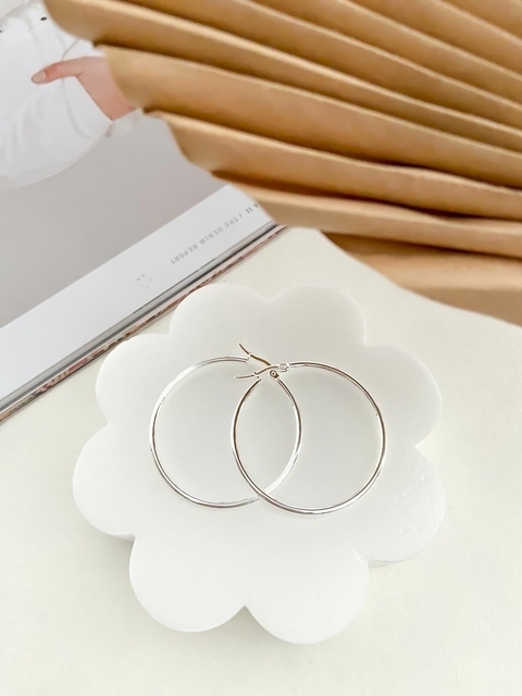 Argolla Simple 40mm x3 BAR326 - No acumula descuento