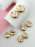 Pack x3 Argollas Golden CD411