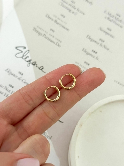 Argolla Clip Isa Gold 8mm ARD55 x3- No acumula descuento