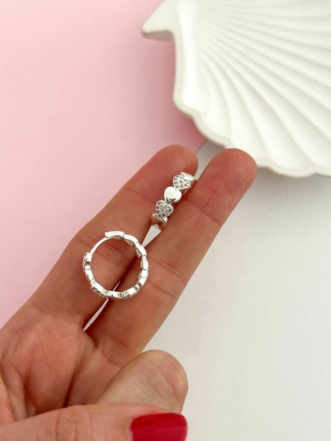 Argolla White BAR254 x3- No acumula descuento