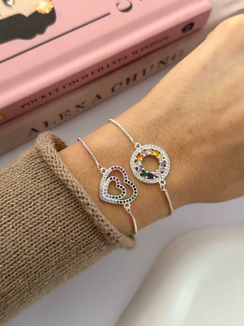 PACK x5 PULSERAS REGULABLES AB SHINE CD227 - No acumula descuento