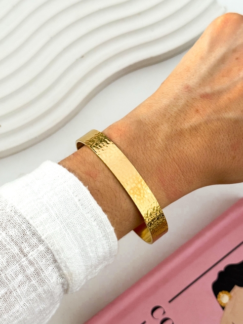 BRAZALETE ACERO DORADO PUD309 - comprar online