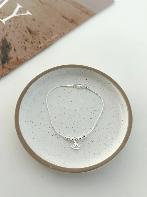 Pulsera Cola de Ratón Corona PULB186