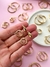 Pack x6 argollas labradas gold CD162 - no acumula descuento - comprar online