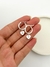 Argolla Cristal Shini Corazón Blanco BAR972