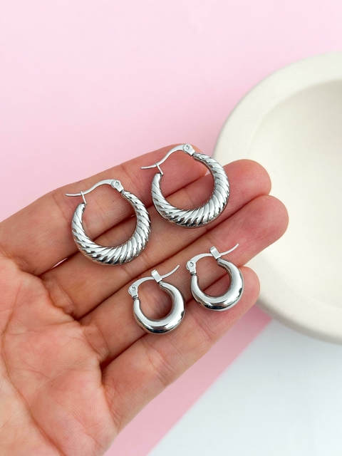 PACK X3 AROS ACERO QUIRURGICO INFLADOS CD744 - comprar online