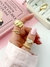 PACK X3 ANILLOS CHUNKY GOLD CD447 - comprar online