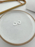Argolla Mini Clip Bombe Blanco BAR299 x3- No acumula descuento