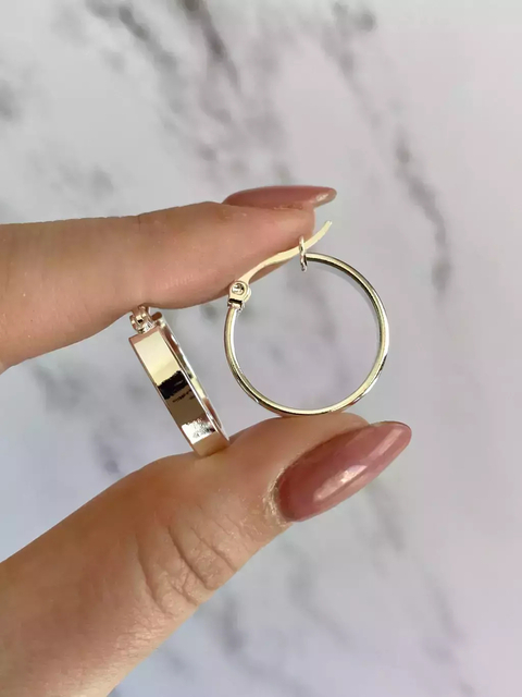 Argolla Lisa Cuadrada 35mm BAR806