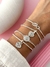 Pack Pulseras Blanco x5 CD67 - No acumula descuento - De la cruz