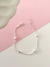 Pulsera Cola de Ratón Ovalo Blanco PULB77 x3- No acumula descuento