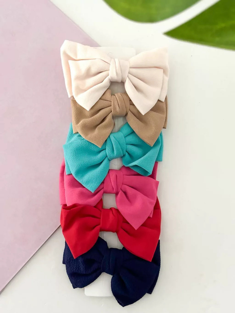 Pack x3 Hebillas Moño Colores CD392