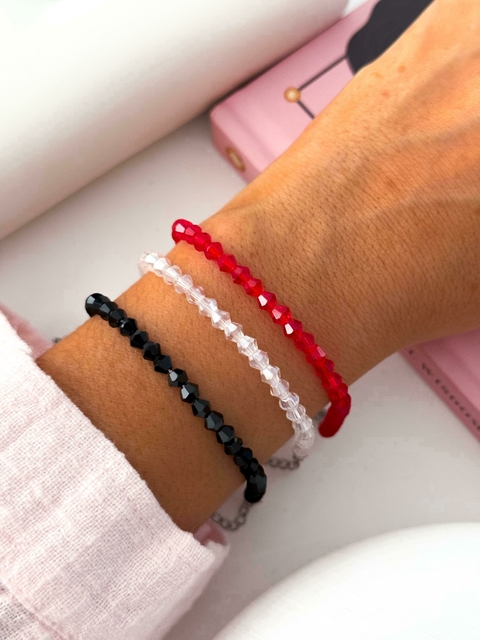 PACK X3 PULSERA CRISTAL CD513