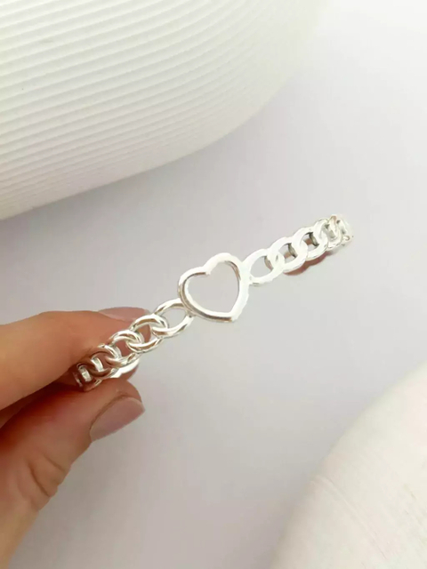 Pulsera Esclave In Love Blanco Corazon entero PULB235