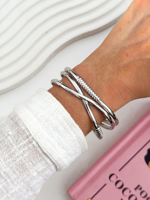 BRAZALETE ACERO QUIRURGICO PUQ122 - comprar online