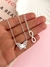 Pack x5 Collares Acero Blanco Surtidos CD269 - De la cruz