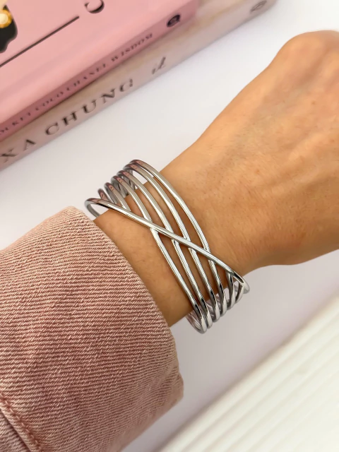 BRAZALETE ACERO QUIRURGICO PUQ336 - comprar online