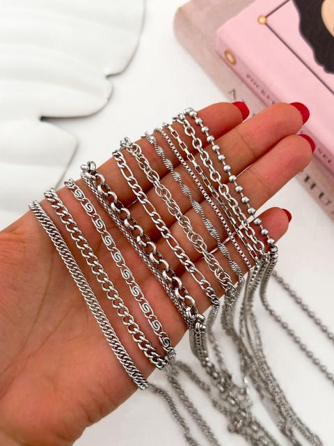 Pack x5 Cadenas de Acero Quirúrgico CD509