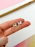 PACK X3 AROS MARIPOSA CRISTAL DORADO CD490 - tienda online