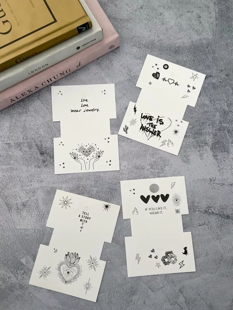 Docena de Cartones para Pulseras/Tobilleras