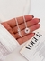 Imagen de PACK x3 COLLARES ACERO BLANCO DIJES SURTIDOS CD676