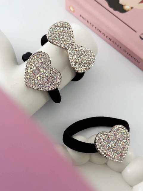 Pack x3 Colitas Strass CD378- No acumula descuento