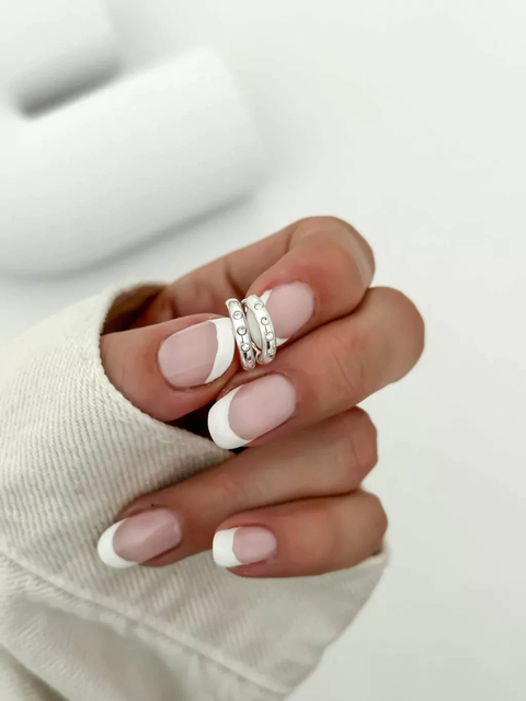 Argolla Clip Strass Plateado BAR281