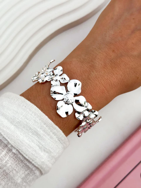 BRAZALETE ACERO BLANCO PULB482 - comprar online