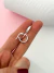 Imagen de Pack x3 Argollas Labradas Acero Blanco CD180 - No acumula descuento