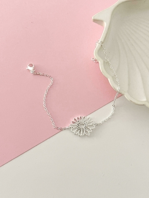 Pulsera Blanca Flor PULB81