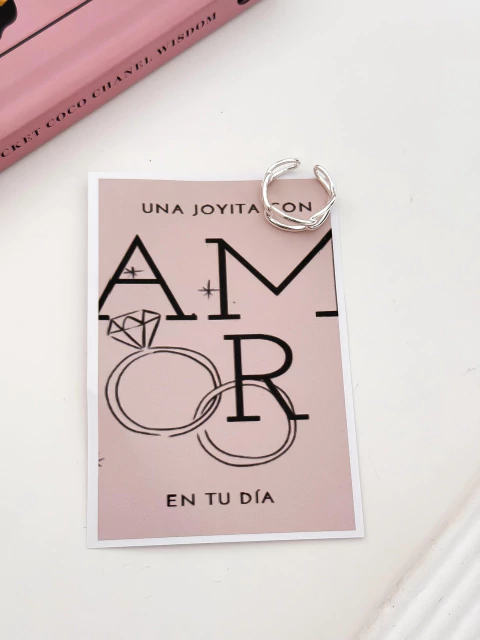 SET ANILLO REGULABLE + PACKAGING GIN DIA DE LA MADRE ANB766 - comprar online